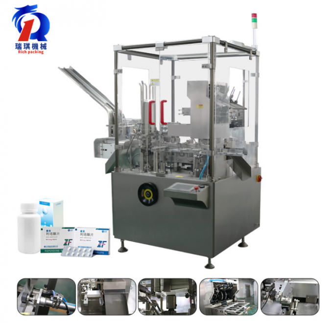 RQ-ZH-120L Small Erecting Cardboard Load Pillow Bag Carton Box Packing Machine 0