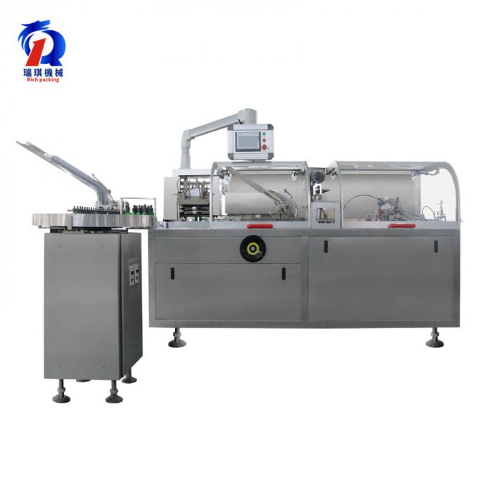 220/380V Box Packing Machine , Automatic Carton Machine Connect With Blister Machine 0