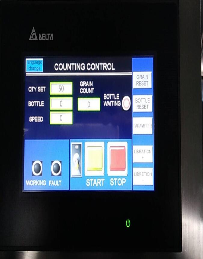 2.5 KW Electronic Counting Machine 40-150 Bottles / Min Production Capacity 1
