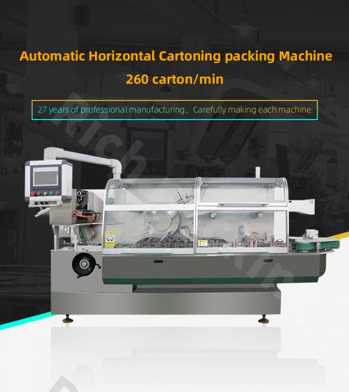 RQ-ZH-260W Automatic Horizontal Cartoning Machine All Spare Part Are Engraved  With Codes 0