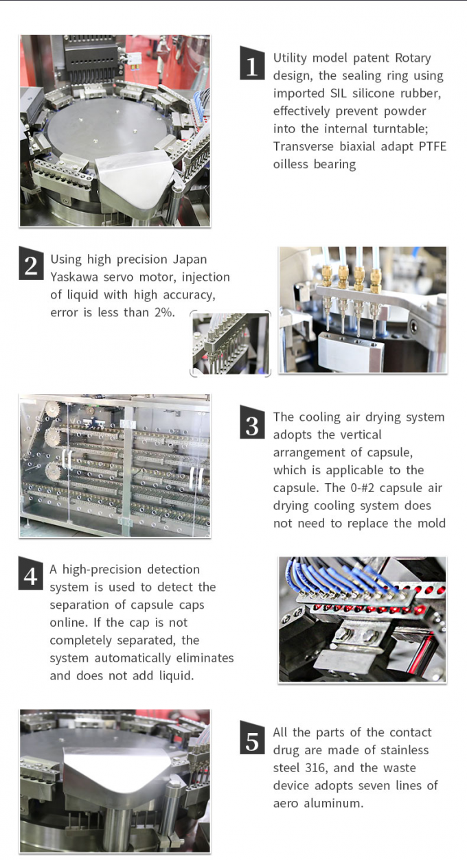 Automatic Capsule Oil Liquid Filling Machine And Sealing Machine Production Line 5