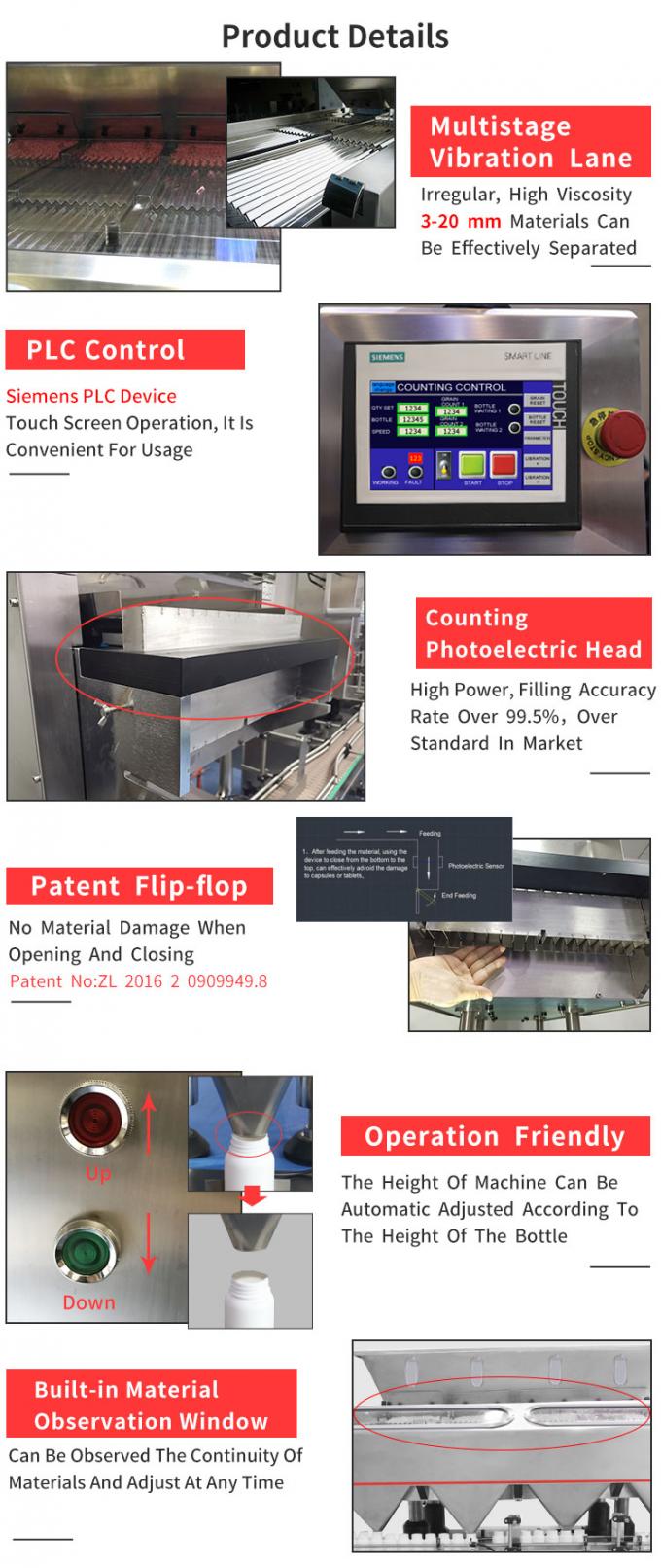 48 Channel Industrial Automatic Vibration Counting Machine For Pharmacy 1