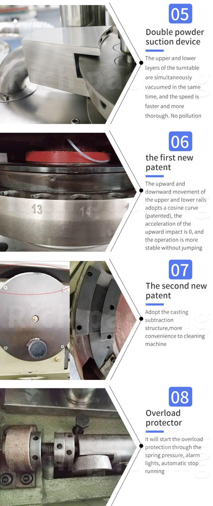 Zp 27D 25mm Diameter Rotary Auto Tablet Maker Machine / Tablet Presser 2