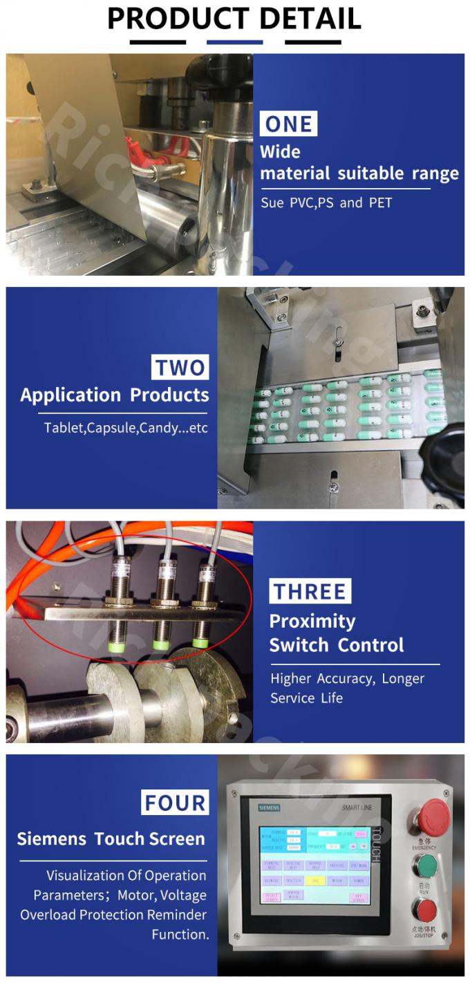 DPP90 Automatic Blister Pack Sealer / Blister Packing Machine Manufacturers 1