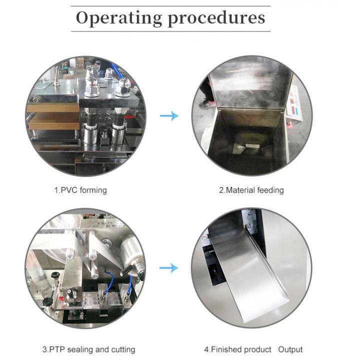 DPP90 Automatic Blister Pack Sealer / Blister Packing Machine Manufacturers 4