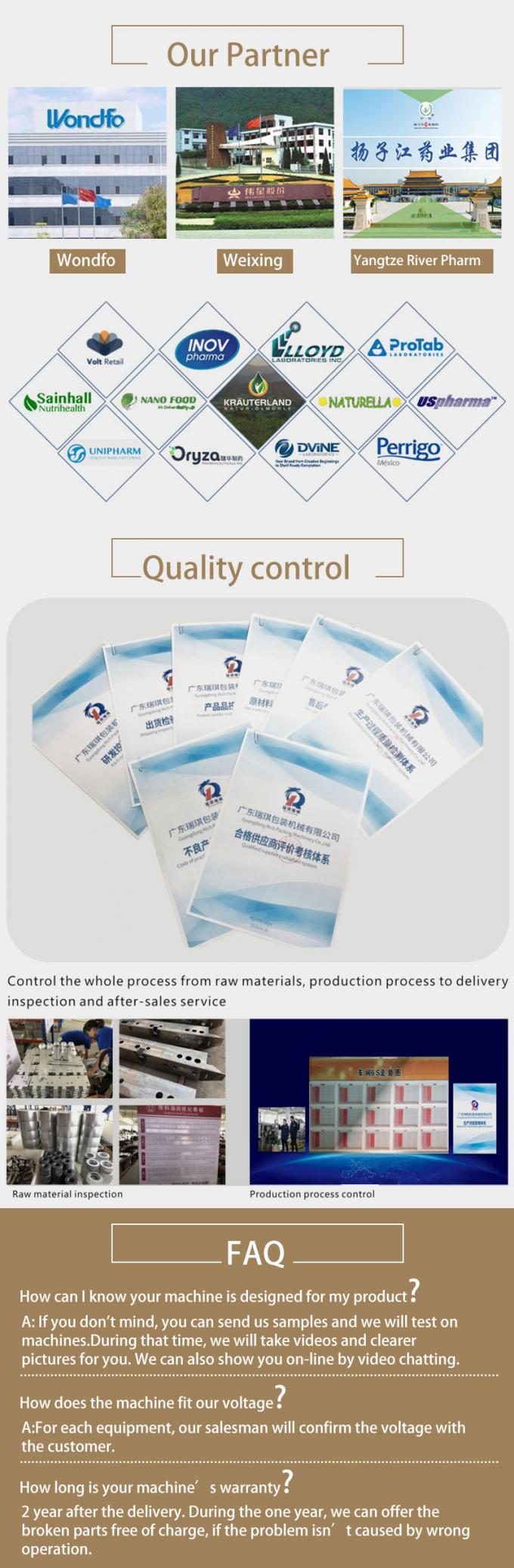 Dpp 260r Pill Tablet Blister Packaging Machine For Pharmacy Auto Servo Motor 3