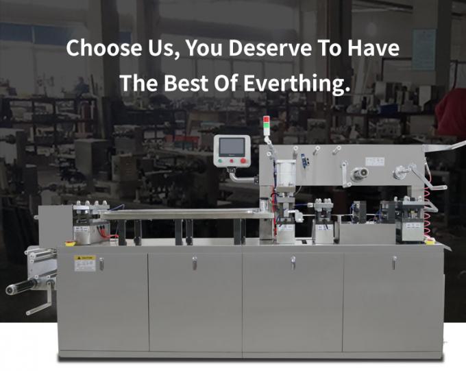 260s Flat Plate Liquid Ketchup Blister Packaging Machine For Chocolate Honey Jam 0