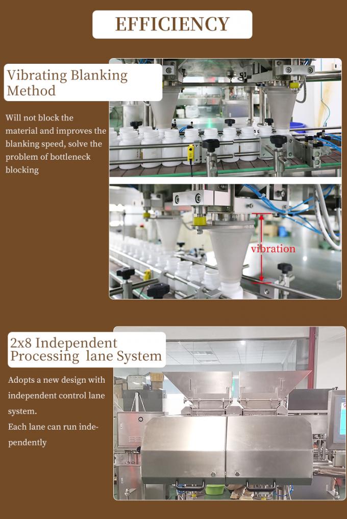 Automated Electronic Tablet Capsule Counting Machine Counter Easy To Operate 2