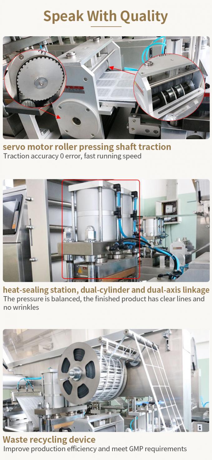 Capsule Pill Tablet Blister Packaging Machine Full Automatic Pharmaceutical 1