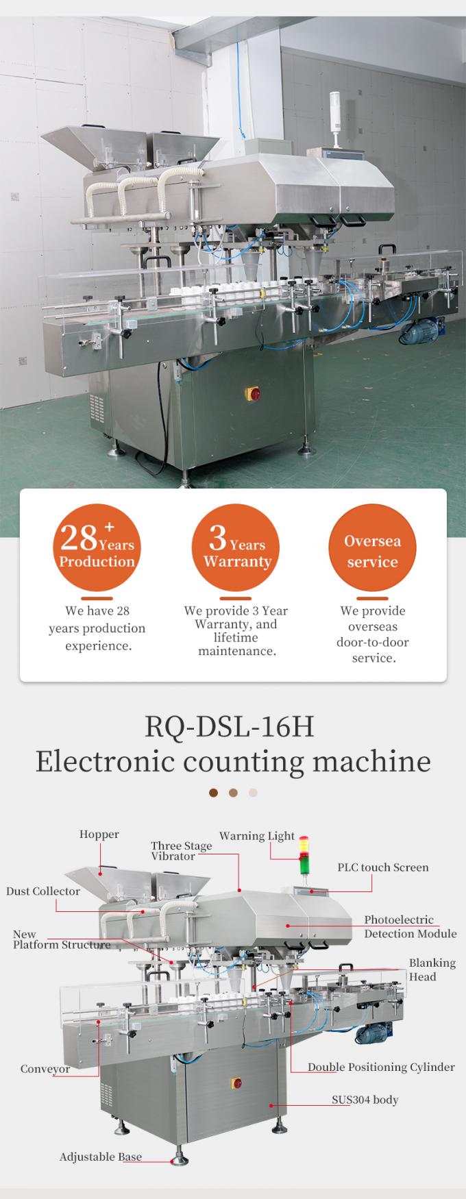 Tablet Counter Counting Machine Pharmaceutical Soft Hard Gel Capsule Pill 0