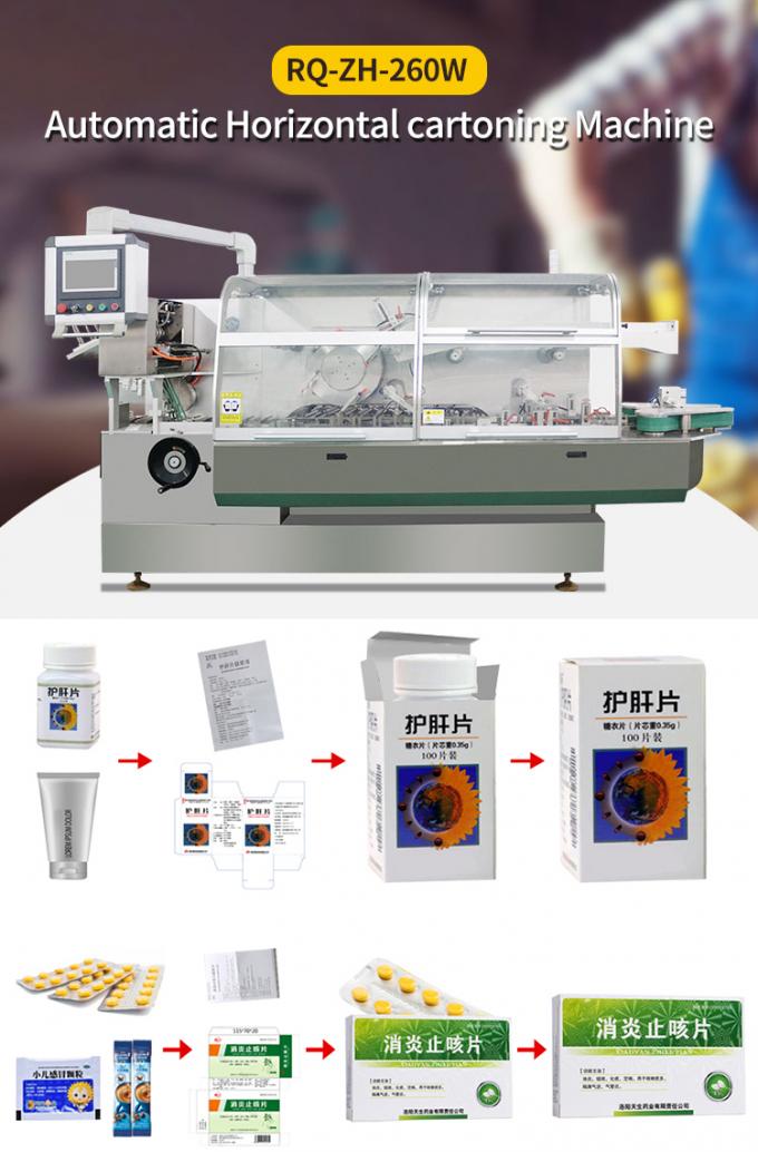 High Speed Cartoning Machine Automatic For Pharma Ampoule Bottle Pouch 0