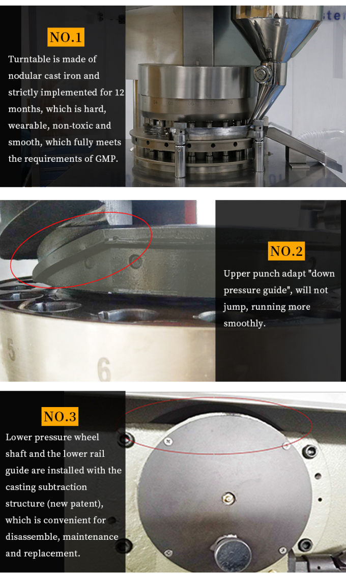 Rotary Tablet Press Machine Automatic Zp 20 For Tablet Pill Making 2