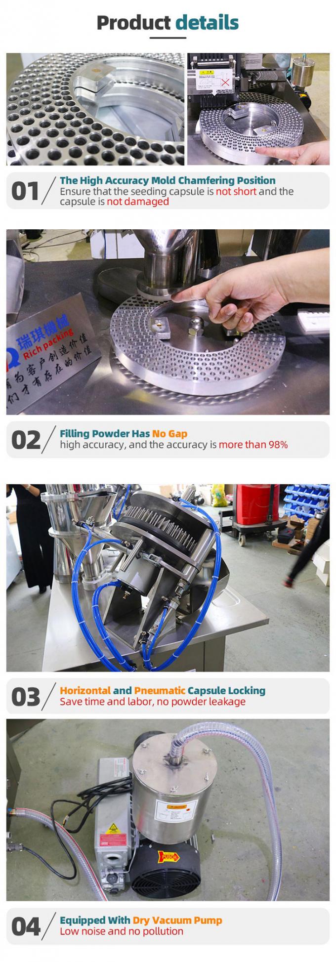 Capsule Filler Filling Machine Laboratory Automatic Powder Pellet Lab Small 3