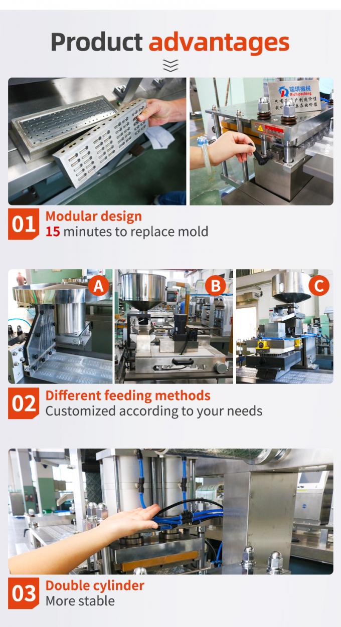 Blister Packaging Machine Medical High Speed For Hard Soft Capsule Pill Tablet 1