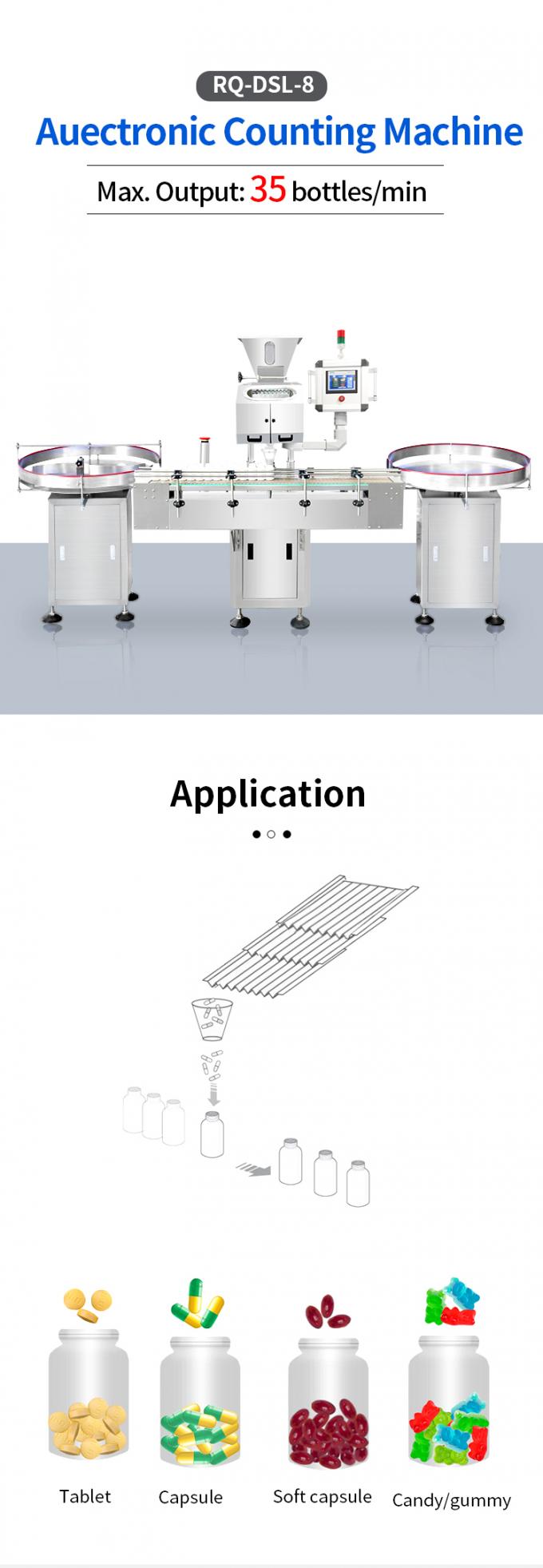 Counting And Filling Bottle Machine Small Size Automatic Tablet Pill Capsule 0
