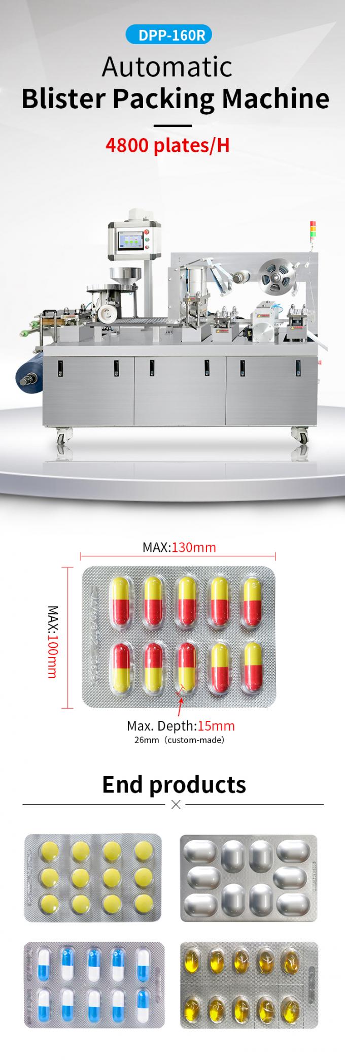 Blister Packing Machine Pharma Medical Tablet Pill Hard Capsule Soft Capsule 0