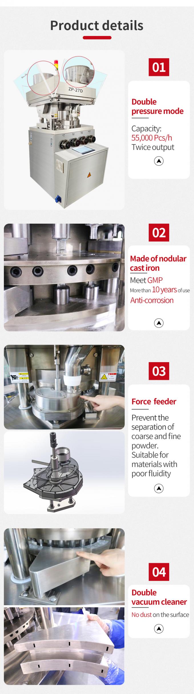 27D Automatic Pill Tablet Making Machine 55000 Pcs/Hour Medicine Tablet Press 1