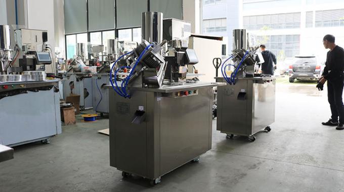 Pharmaceutical Small Semi Automatical Capsule Filler Machine , Capsule Filling Machine Size 2 Size 4 3