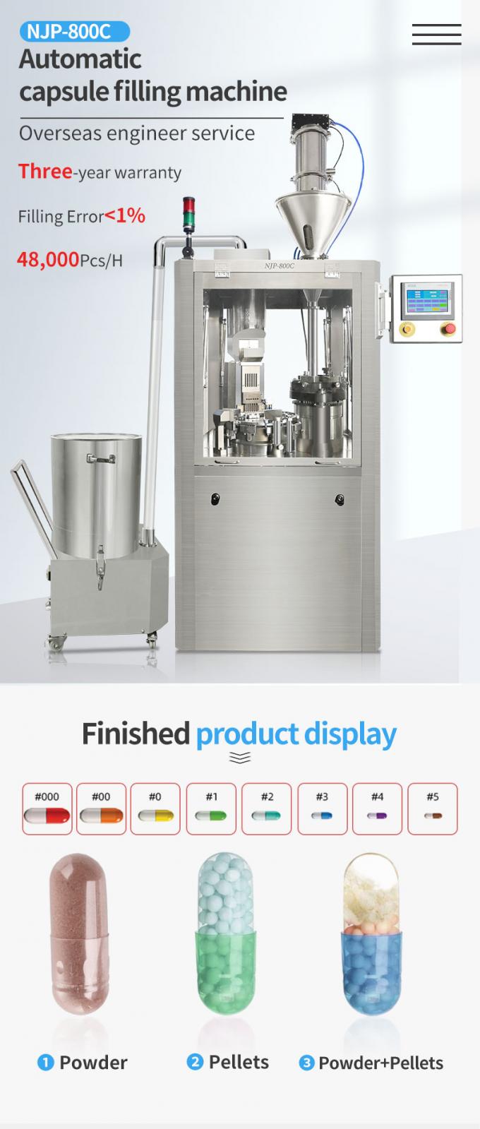 Auto Capsule Encapsulation Machinery Pharmaceutical Capsule Filling Machine 0