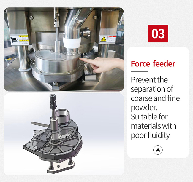Convenient To Change Mold Zp 27D 120kn Large 25mm Tablet Press Machine 3