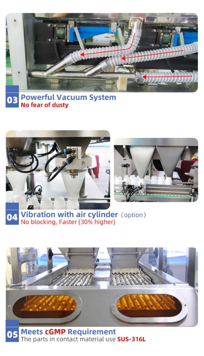 Tablet Capsule Electric Bottle Counting Machine Fully Automatic 2