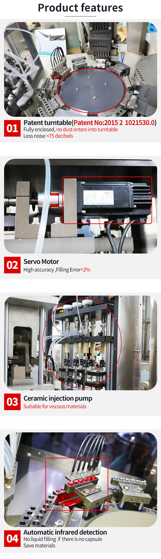 Automatic Hard Gel Capsule Filling Machine NJY 300 For Liquid Oil 1