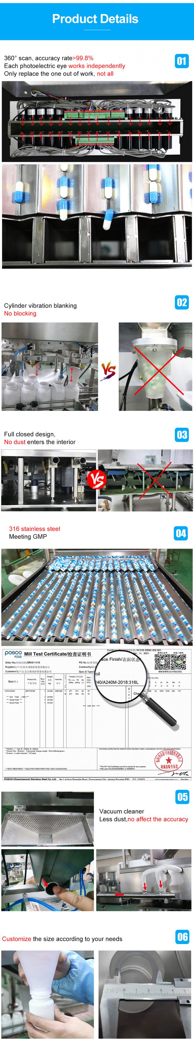 Capsule Counter Counting Tablet Machine Pharmaceutical Automatic 1