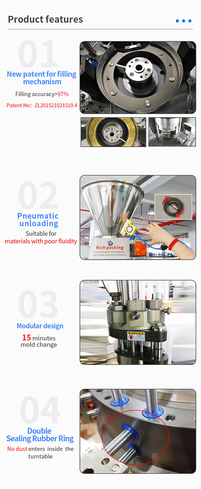 NJP 400C Fully Automatic Small Capsule Filler Capsule Filling Machine For Powder 1