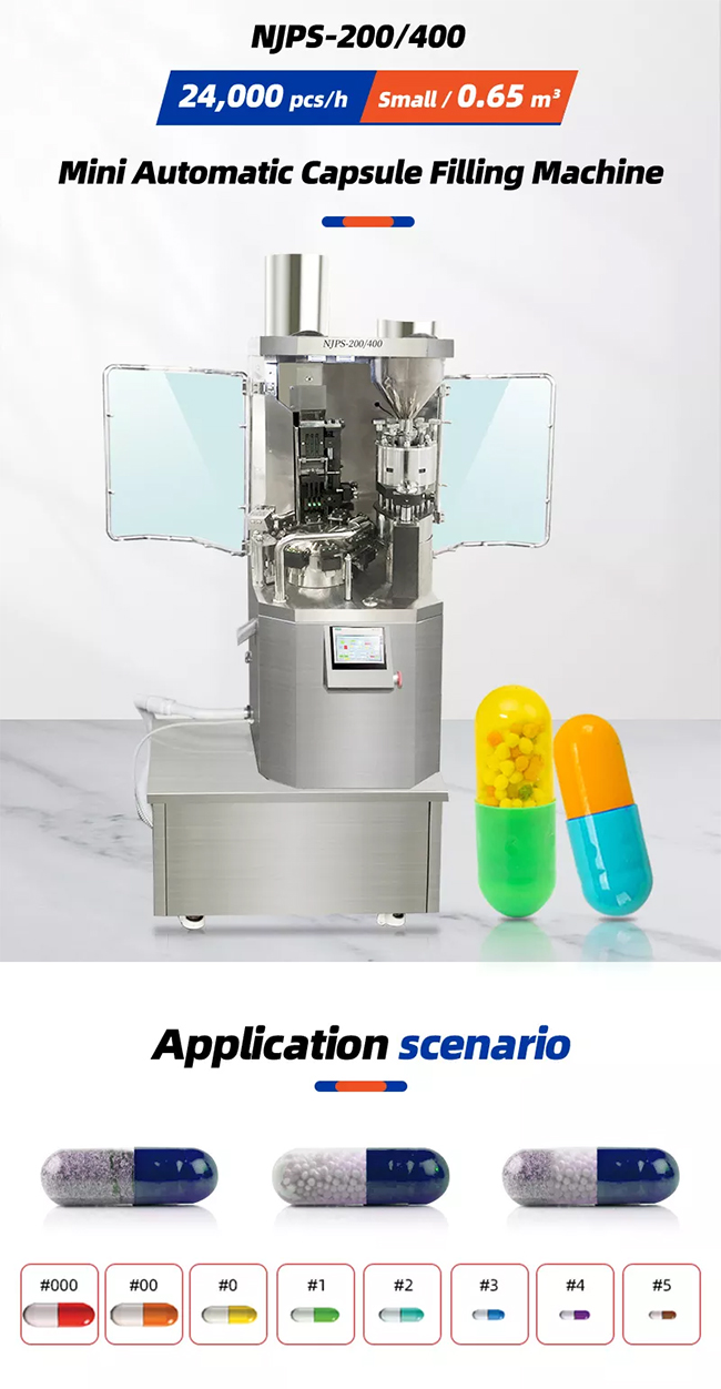 Mini  Capsule Filling Machine Laboratory Scale For Powder Granule 0