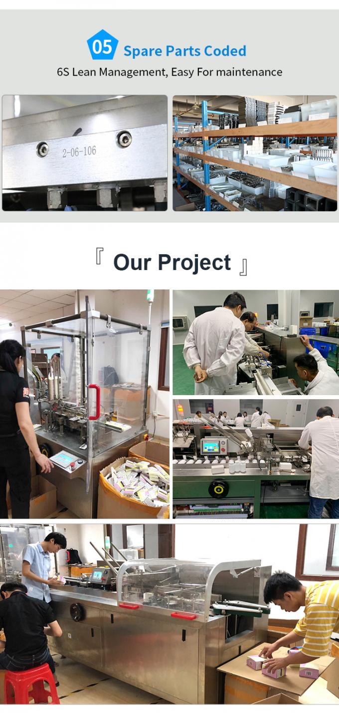 Continuous Automatic Cartoning Machine Pharmaceutical For Horizontal Box Packing Blister 3
