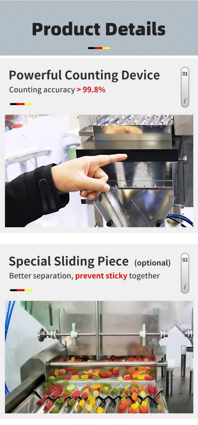 RQ-DSL-8 Automatic Counting Machine Vibrating Bottling Gummies Bear 1