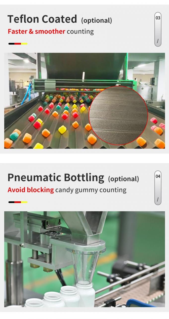 RQ-DSL-8 Automatic Counting Machine Vibrating Bottling Gummies Bear 2