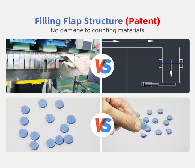 1360×1650×1650mm Automatic Counting Machine For Hard Gelatin Capsule 5
