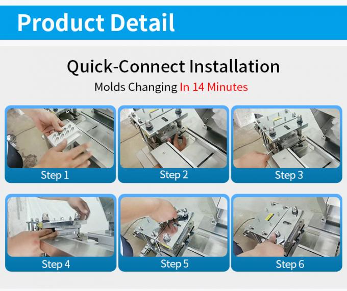 2.4kW Blister Packing Machine DPP-90R Mini Lab Multi Functional 2