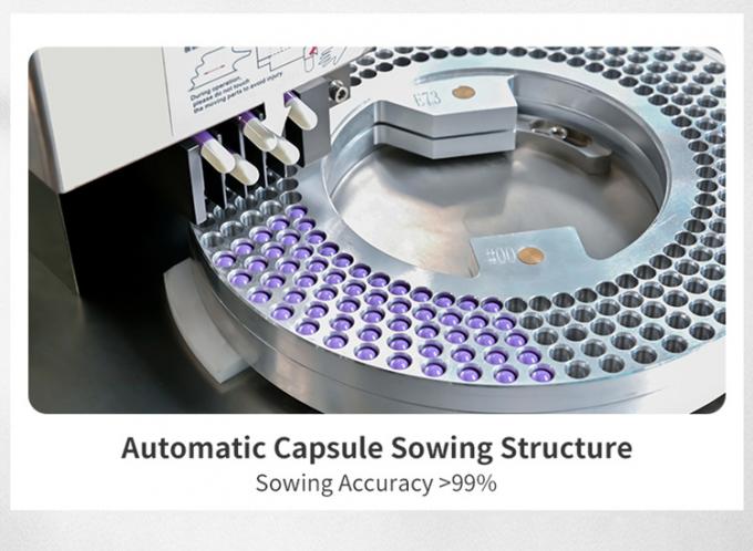 High Speed Capsule Filling Machine Semi Automatic Pharmaceutical Making Capsules 2