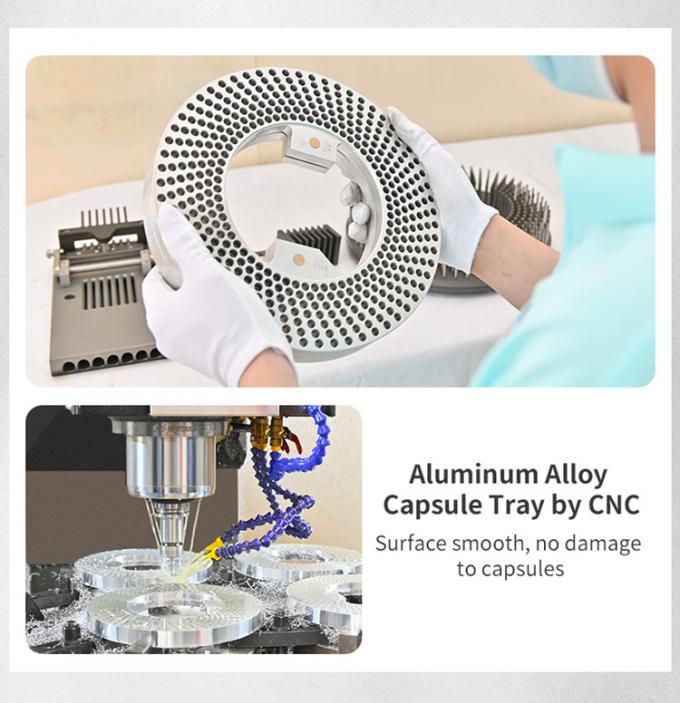 High Speed Capsule Filling Machine Semi Automatic Pharmaceutical Making Capsules 3
