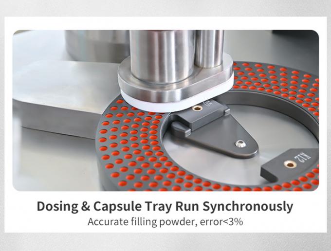 High Speed Capsule Filling Machine Semi Automatic Pharmaceutical Making Capsules 4