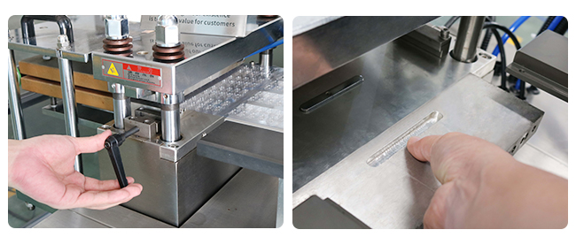 DPP-260R Tablet Blister Packing Machine Automatic High Speed Packaging Capsule 4