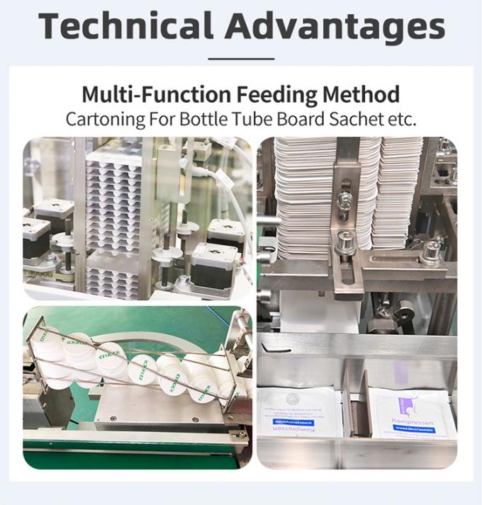 Packing Cartoning Machine Automatic Cartoner For Packaging Sachet Antigen Detection 3