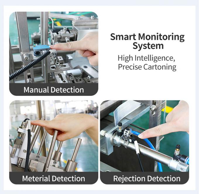 Packing Cartoning Machine Automatic Cartoner For Packaging Sachet Antigen Detection 5
