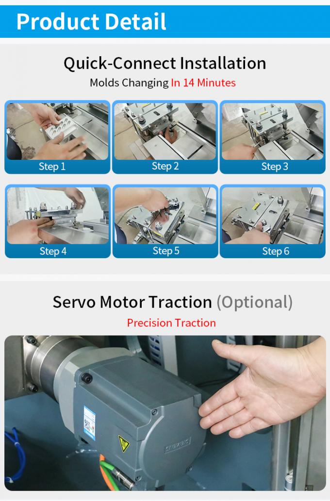 Al Pvc Tablet Capsule Automatic Pharmacy Blister Packing Machine 2