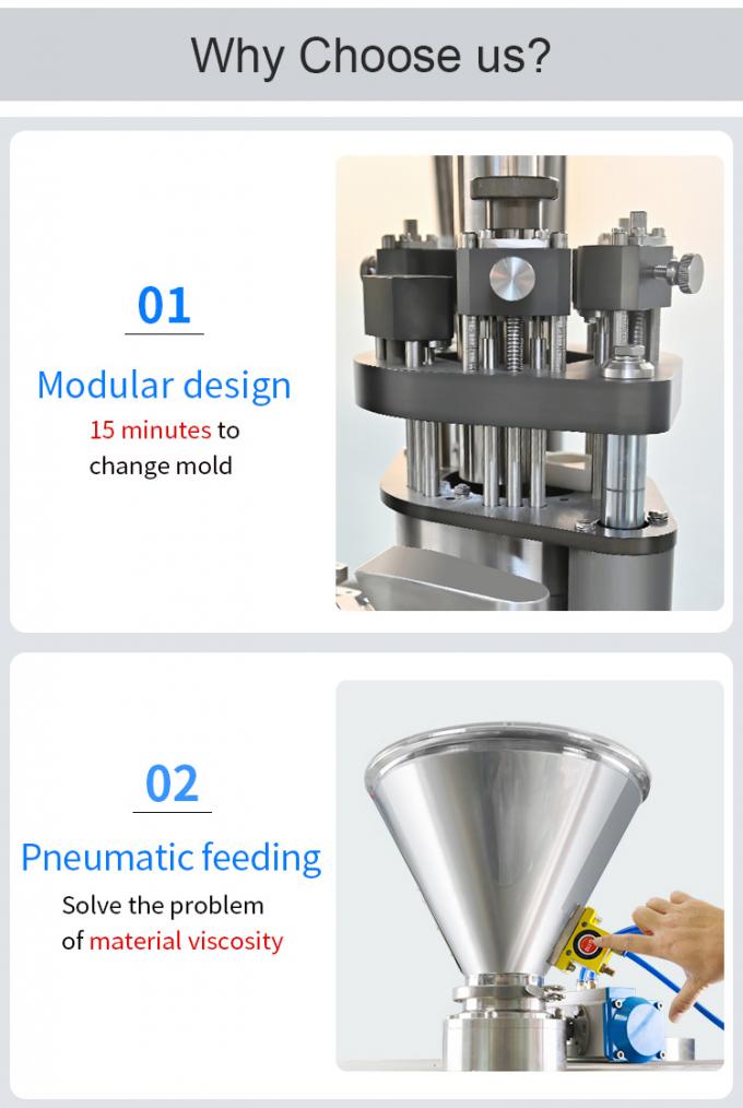 NJP-400C Light Weight Small Scale Full Automatic Capsule Filling Machine For Lab 2
