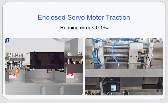 4200 Plates/h  Automatic Pill Blister Packing Machine With 36 Months Warranty 4
