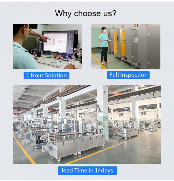 4200 Plates/h  Automatic Pill Blister Packing Machine With 36 Months Warranty 6
