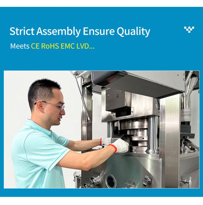 1600kg Tablet Press Machine Max Pressure 100KN Size Of Machine 1040*910*1690mm 2