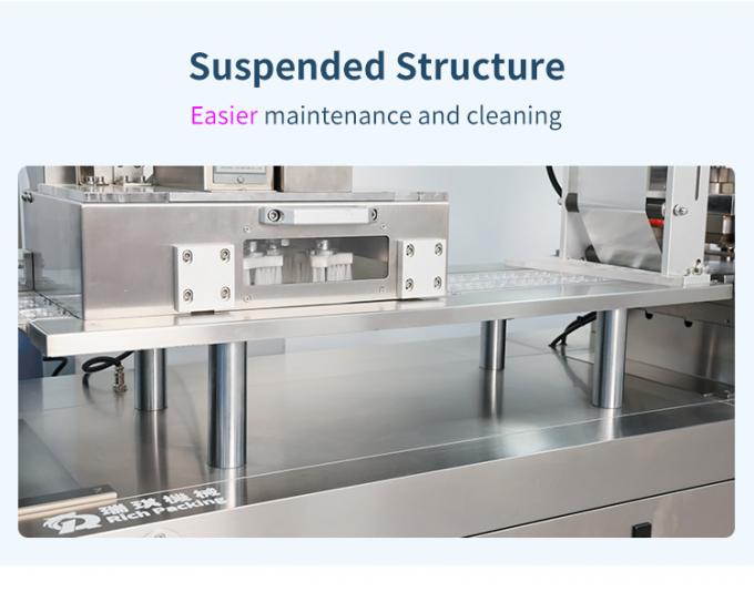 Suspended Structure Easier maintenance and cleaning